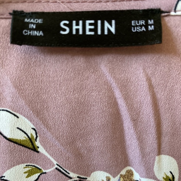 Shein Light Purple Wrap Dress - Picture 4 of 4